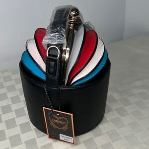 Diophy Black and Multicolor Purse